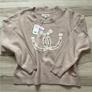 🎉 LAST ONE🎉 - Make Offer Now 
Lucky Brand Women's Tan Crew Neck Sweater